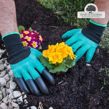 Záhradnícke rukavice so štyrmi pazúrmi Garden…
